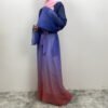 Gradient Chiffon Abaya