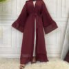 Two Layer Chiffon Abaya