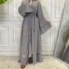 Two Layer Chiffon Abaya