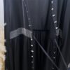 Pearl Rhinestone Decor Diamond Abaya with pockets