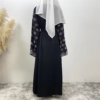 hot drill open front muslim abaya