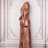 2 Pieces Set Gold Foil Tape Trim Muslim Robe Kaftan