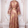 2 Pieces Set Gold Foil Tape Trim Muslim Robe Kaftan