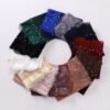 Lace Trim Women Headscarf Chiffon Hijab