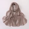 Muslim Women Headscarf Crinked Chiffon Hijab