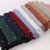 Pearl Rhinestone Decor Chiffon Headscarf Hijab