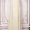 Shawl Sleeve Chiffon Elegant Party Kaftan Robe Dress