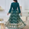 Luxurious Embroidered Green Caftan