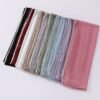 Muslim Women Headscarf Sparkling Trim Chiffon Hijab