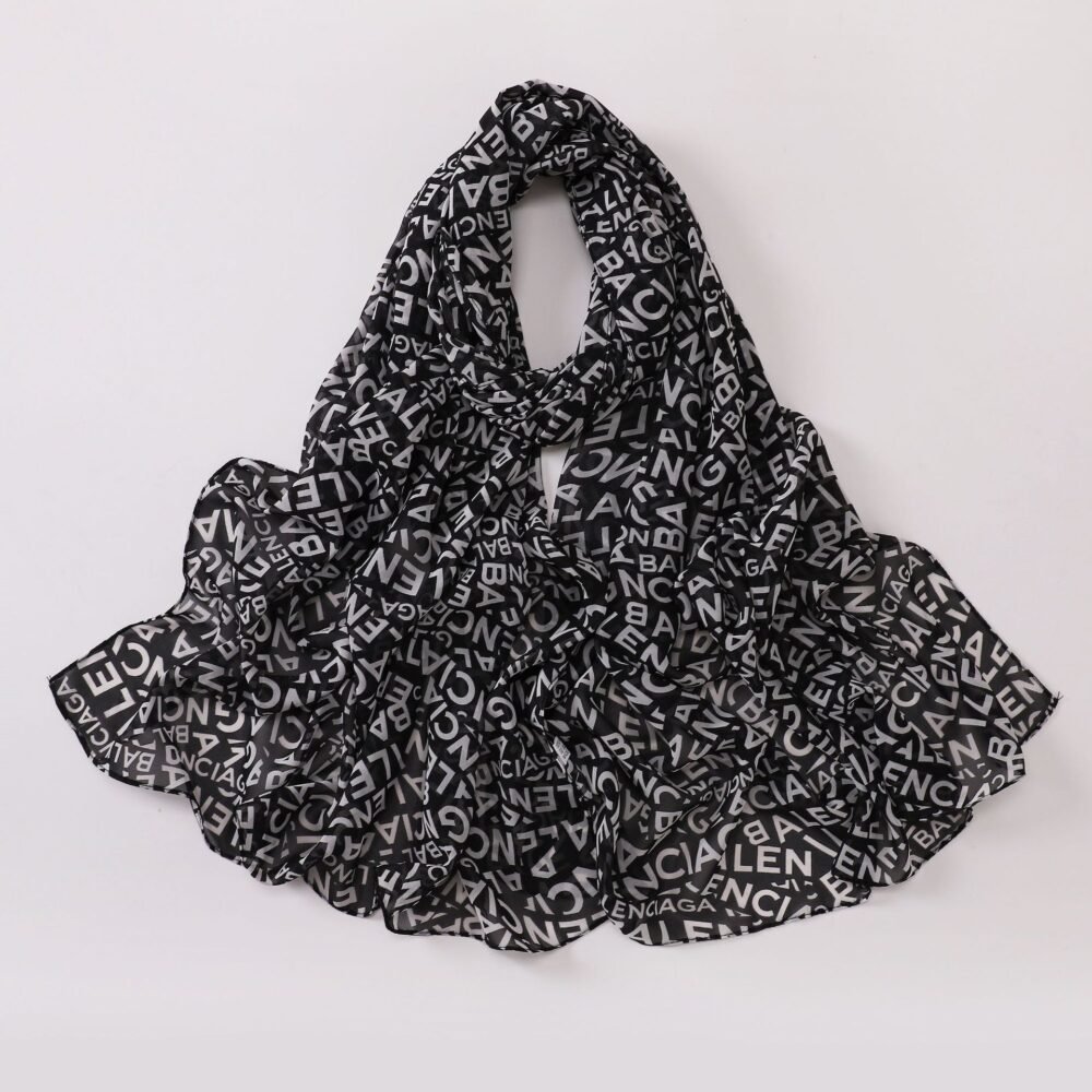 Cute Floral Chiffon Headscarf Hijab